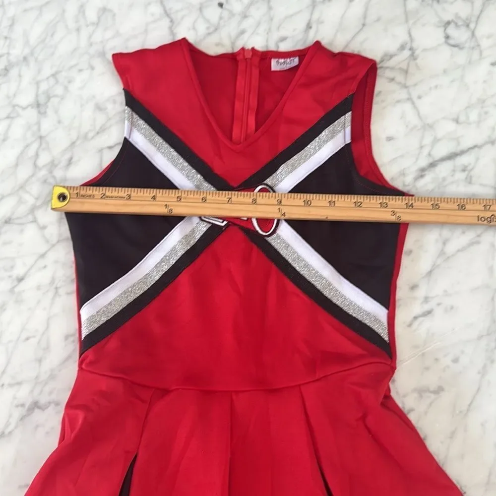 Red Cheerleader Costume Youth L Spirit Halloween